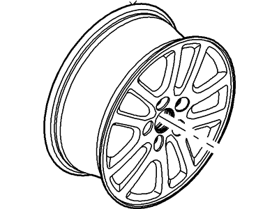 Ford AN7Z-1007-B Wheel Assembly