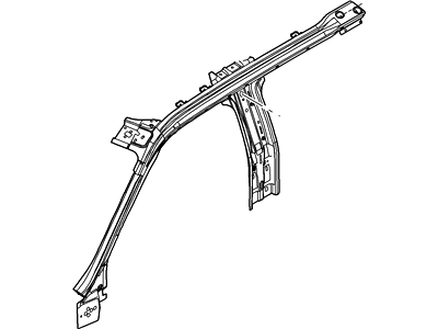 Ford AL3Z-1651186-A Rail Assembly - Body Side