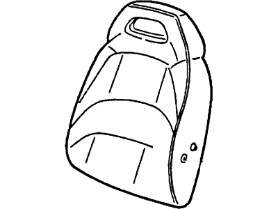 Ford F8UZ-1564417-AAE Front Seat Back Cover Assembly