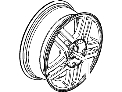 Ford YS4Z-1007-CACP Wheel Assembly