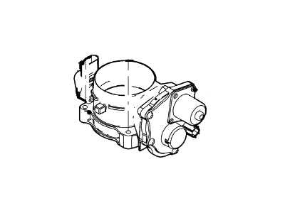 Ford 3L3Z-9E926-AA Throttle Body And Motor Assembly