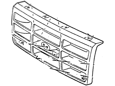 Ford F2TZ-8200-B Grille Assembly - Radiator