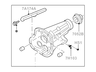 Ford 1L5Z-7A039-AA Transmission Extension Housing