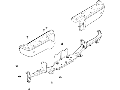 Ford 8C3Z-17906-CPTM Bumper Assembly - Rear