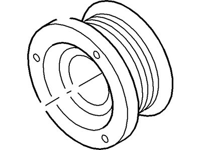 Ford XW4Z-19D784-CA Pulley - Compressor
