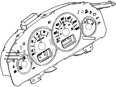Ford 6L8Z-10849-AA Instrument Cluster
