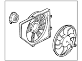 OEM Mercury Tracer Fan Motor - F7CZ8C607BE