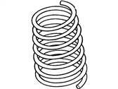OEM Ford Contour Coil Spring - F5RZ-5560-B