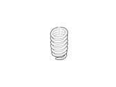OEM Lincoln LS Coil Spring - 2W4Z-5560-AA