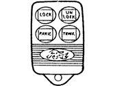 Ford F8OZ-15K601-BA Remote Control System