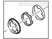 Ford 7R3Z-7107-B Ring - 3Rd And 4Th Speed Clutch