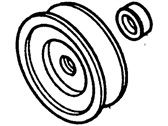 Ford E6SZ-10344-B Pulley