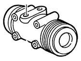 Ford E7VY-19703-A Compressor Assembly