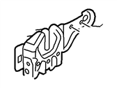 Ford 2C5Z-16700-AA Latch Assembly - Hood
