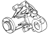 Ford BR3Z-8501-J Pump Assembly - Water