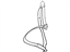 Ford F-350 Seat Belt - F4TZ-18611B09-D