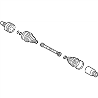 Ford 5L8Z-3A428-DB Shaft - Front Axle
