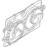 Ford 8L8Z-8C607-A Motor And Fan Assembly - Engine Cooling