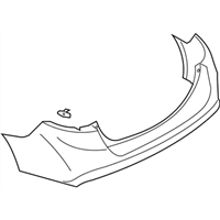 Ford DS7Z-17K835-AAPTM Bumper Assembly - Rear