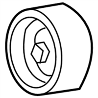 Ford 1L2Z-8678-AB Serpentine Idler Pulley