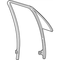 Ford F4MY-5426871-A Run Assembly - Glass