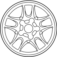 Ford 6W7Z-1007-BA Wheel Assembly