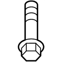 Ford -391727-S424 Shroud Assembly Screw