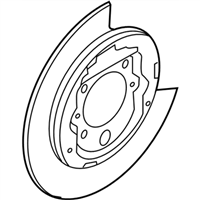 Ford 4L3Z-2C028-AA Shield - Brake Disc Splash