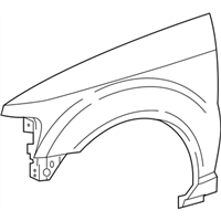 Ford 7A2Z-16006-A Fender Assembly - Front