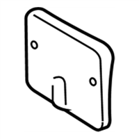 Ford 2L1Z-17A385-AB Bracket - License Plate
