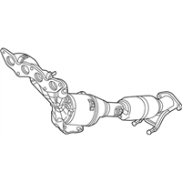 Ford DV6Z-5G232-A Exhaust Manifold And Catalyst Assembly