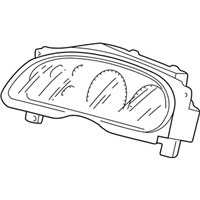 Ford 4C3Z-10849-GA Instrument Cluster