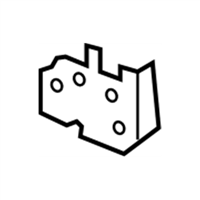 Ford 7T4Z-7B229-A Bracket