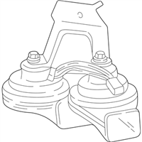 Ford AW1Z-13832-A Horn Assembly