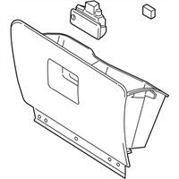 Ford 7L7Z-7806024-AB Box Assembly - Glove Compartment