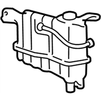 Ford 5L3Z-8A080-AA Tank Assembly - Radiator Overflow