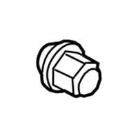 Ford ACPZ-1012-C Nut - Wheel