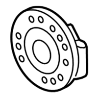 Ford E4TZ-6316-A Pulley - Crankshaft