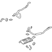 Ford 6W7Z-5230-BC Muffler Assembly - Front
