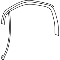 Ford 4F1Z-5421596-AA Run - Door Glass