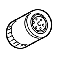 Ford E4FZ-6731-AB Filter Assembly - Oil