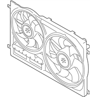 Ford CK4Z-8C607-D Motor And Fan Assembly - Engine Cooling