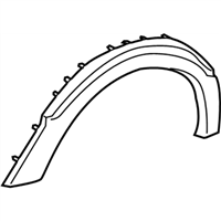 Ford 1L5Z-9929165-APTM Wheel Opening Molding