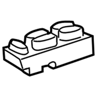 Ford 1L2Z-14529-BA Switch - Window Control - Double