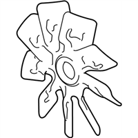 Ford 5L1Z-8600-AB Fan Assembly