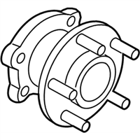 Ford CV6Z-1104-H Hub Assembly - Wheel