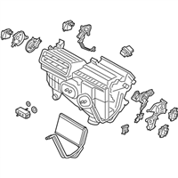 Ford EG9Z-19B555-H Evaporator And Housing Assembly