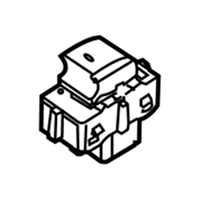 Ford 6L2Z-14529-AAA Switch - Window Control - Single