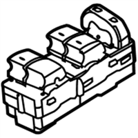 Ford 6L2Z-14529-BAA Switch - Window Control - Double