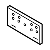 Ford JL3Z-17A385-BA Bracket - License Plate